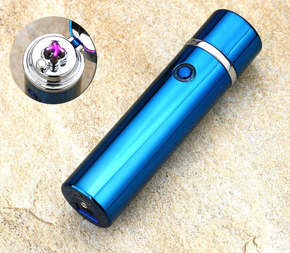 Electric Double Pulse Lighter Pipe USB Lighter Smokeless Windproof Cigarette Cigar Lighters