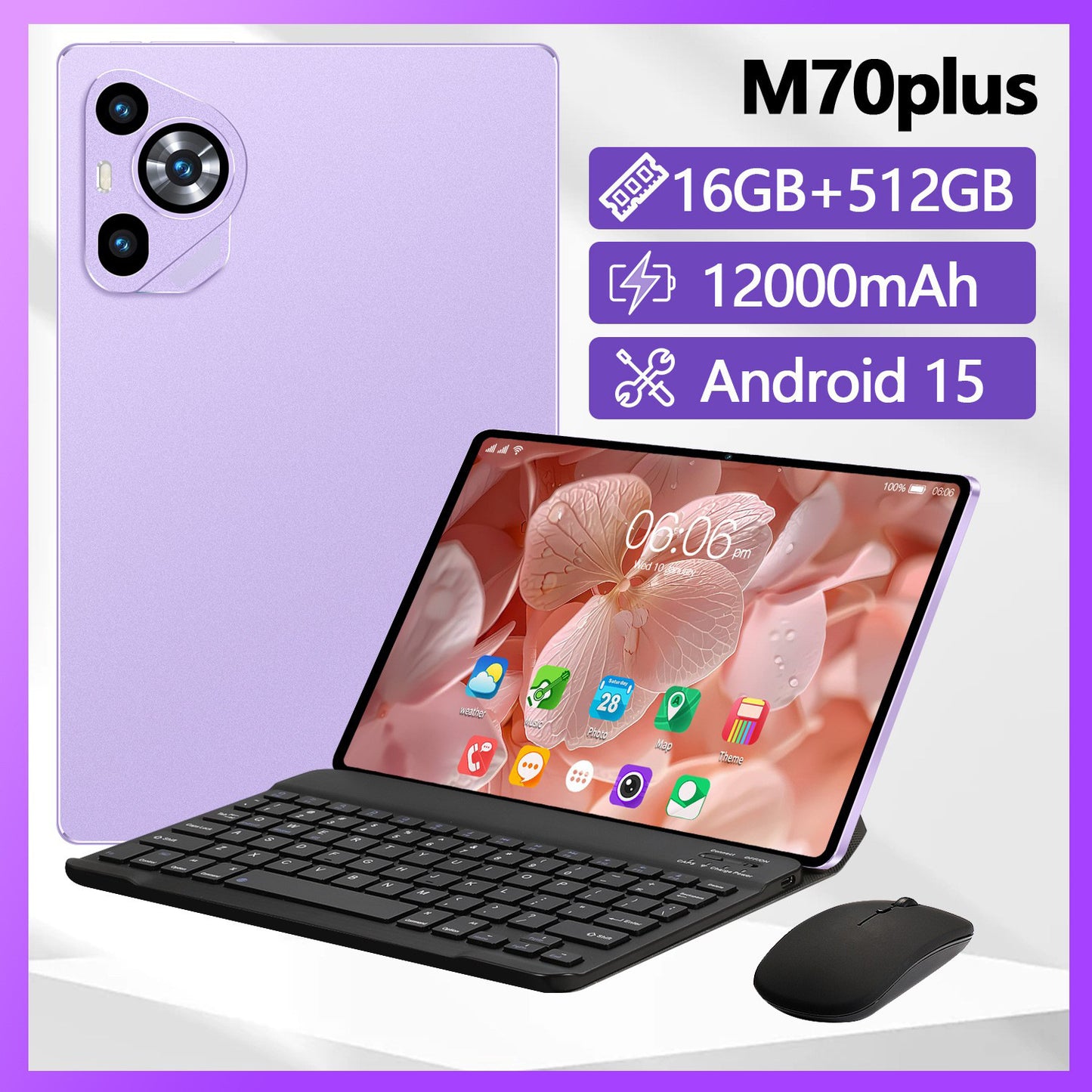 10 inch Tablet M70PLUS Android 15