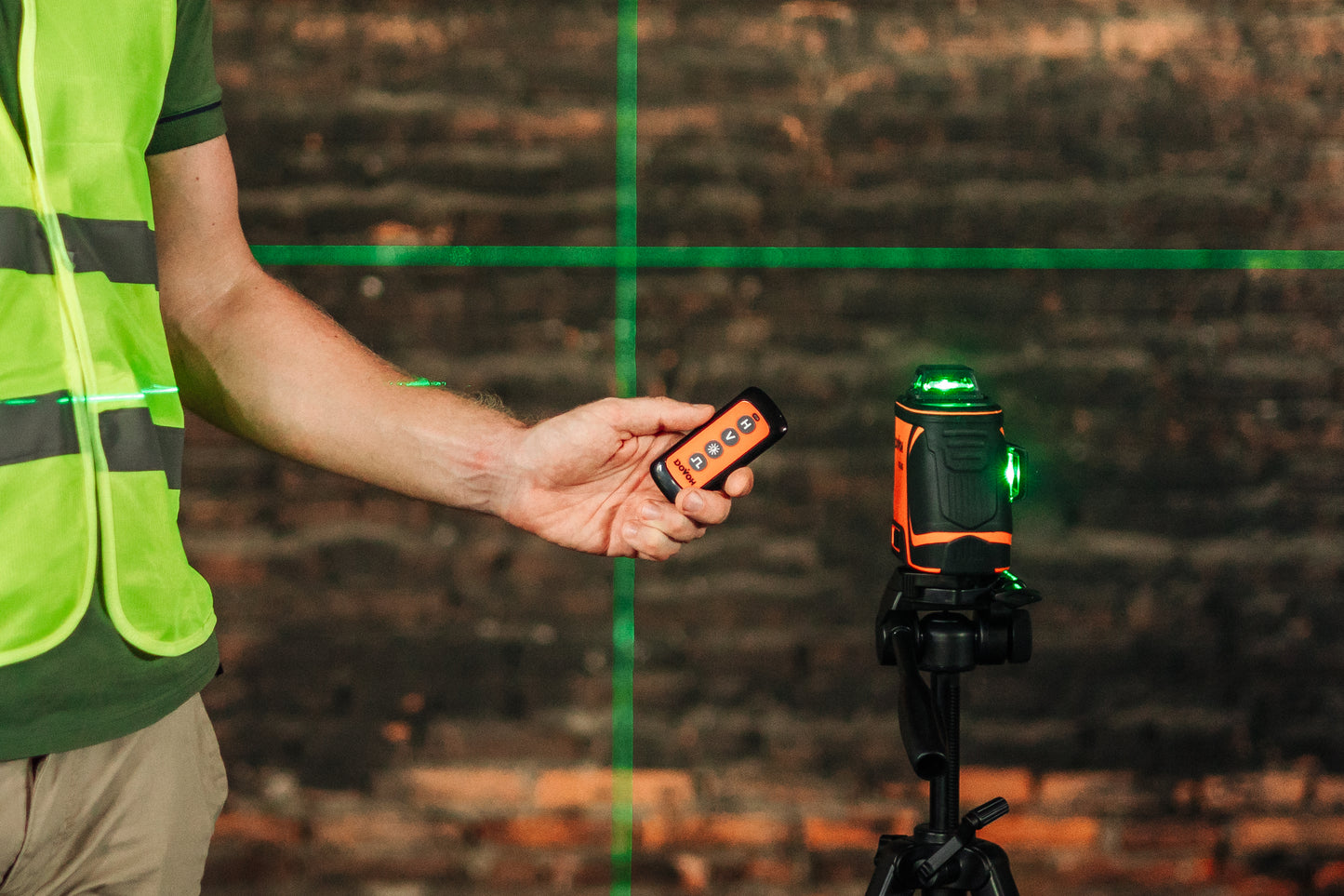 Outdoor Laser Level With Receiver- Dovoh H3-360G-KIT